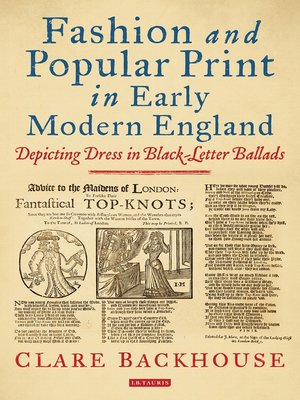 cover image of Fashion and Popular Print in Early Modern England